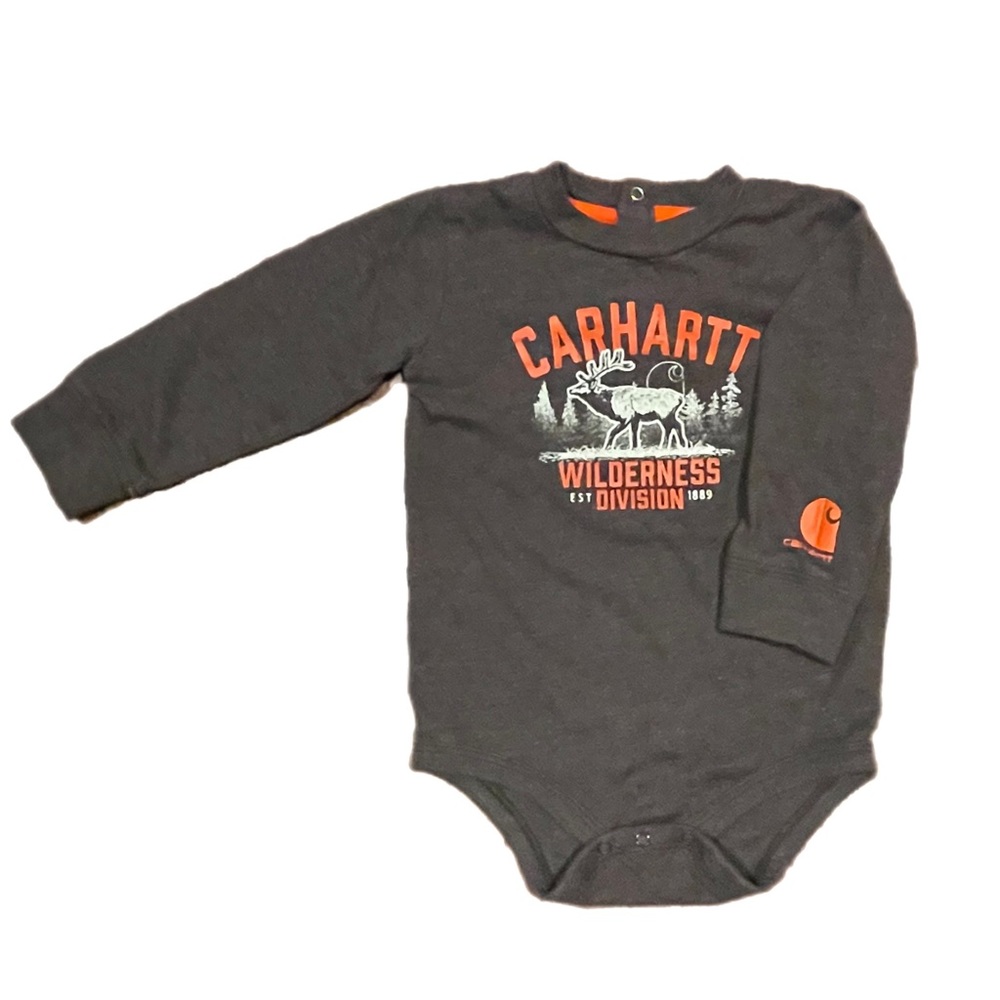 Carhartt Long Sleeved Onesie 18M